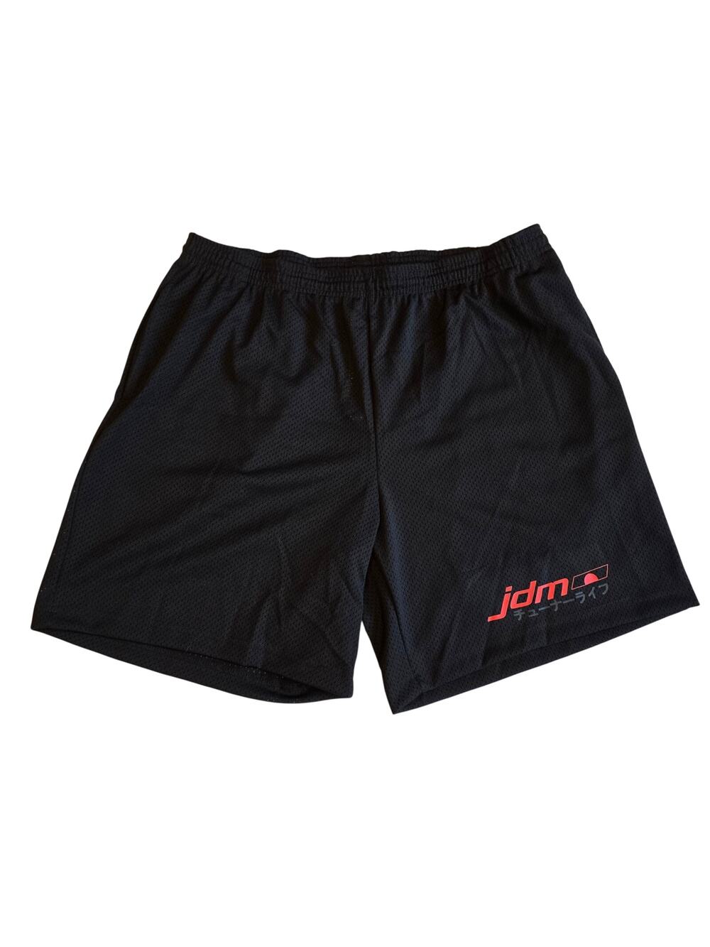 JDM Japanese Tuner Life Mesh‎ Gym Shorts Los Angeles Apparel XL NWOT